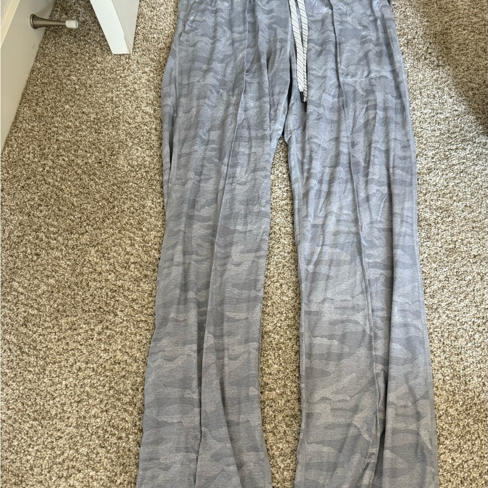 Gray Camouflage Women’s Pants